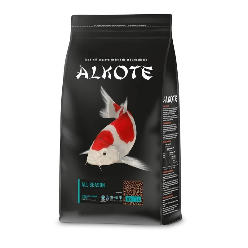 ALKOTE All Season 3mm | 3kg Hochwertiges Hauptfutter Für Kois 3 ALKOTE All Season 3mm | 3kg Hochwertiges Hauptfutter Für Kois