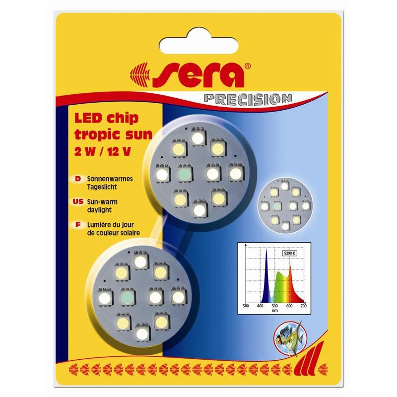 Sera LED Chip Tropic-sun | 2 Watt Aquariumbeleuchtung 3 Sera LED Chip Tropic-sun | 2 Watt Aquariumbeleuchtung