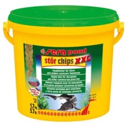 Sera Pond Stör Chips XXL | 3,8 L Spezialfutter Für Störe